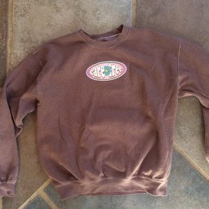 🍂brown crew neck🍂